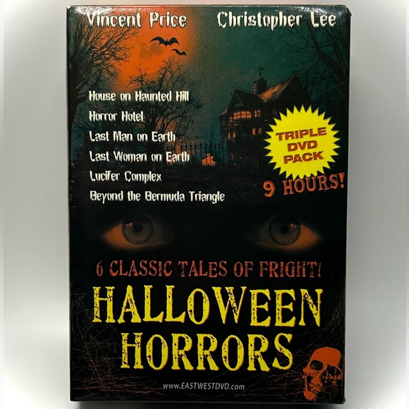 Halloween Horrors 9 Classics DVDs Lucifer Complex & Beyond Bermuda Triangle RARE - Picture 2 of 16